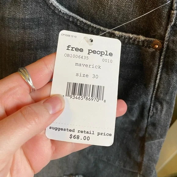 Free People Denim Mini Skirt - Picture 2 of 4